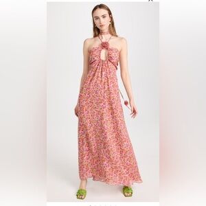 FOR LOVE & LEMONS SUZETTE MAXI DRESS, XS